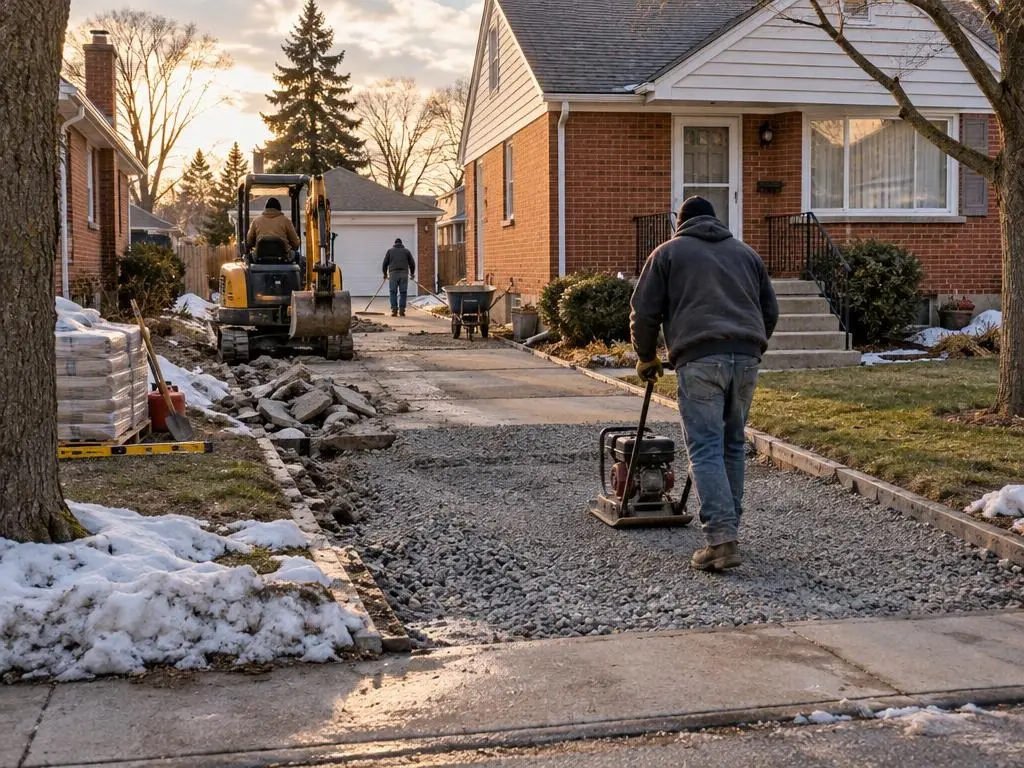 Concrete Driveways in Parma, OH